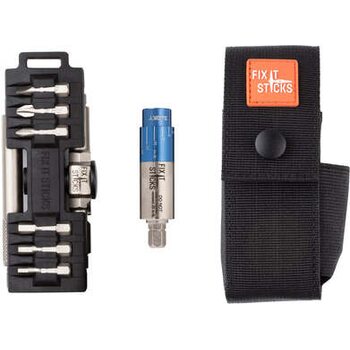 FixitSticks Compact Ratcheting Multi-Tool w/ Mini All-In-One Torque Driver & Case