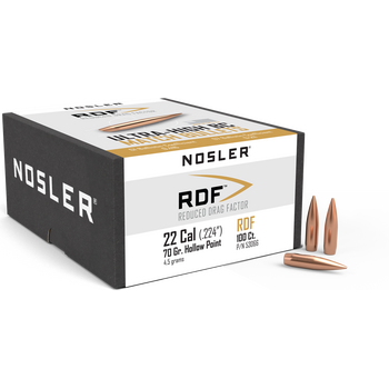 Nosler RDF 22 70 HPBT (100 kpl)