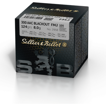 Sellier & Bellot 300 AAC Blackout FMJ 8,0g Bulk