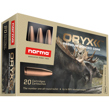 Norma .22-250 Rem 3,6g / 55grs. Oryx 20pcs