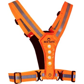 Bee Safe Led Harness usb gilet ad alta visibilità