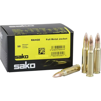 Sako .308 Win 8g / 123grs. Range FMJ 50pcs