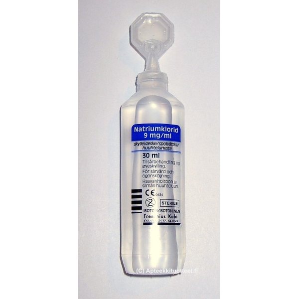 Huuhteluneste 30 ml, silmäampulli