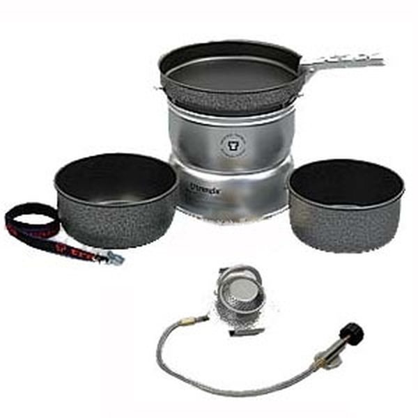 Trangia Stove 25-5 with gas burner , 2 saucepans (non-stick), fryingpan (non-stick)