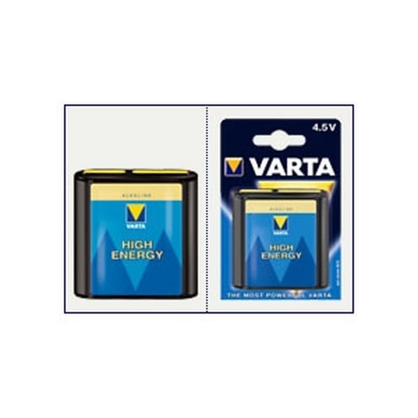 VARTA Alkali Block Batterie 4,5V – High Energy Für Energiehungrige Geräte Wie Flachleuchten