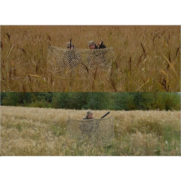 Camosystems Naamioverkko 2,4 m, vaalea beige maastoväri, metritavara