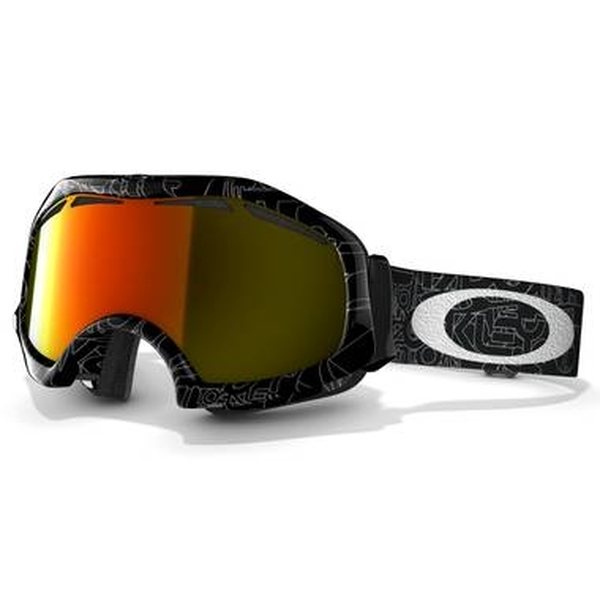Oakley Catapult Silver Factory Text w/Fire Iridium