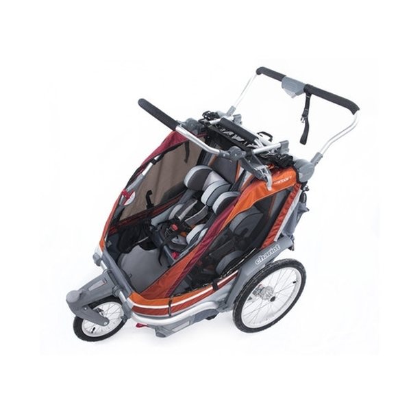 Chariot Chinook 2 - Bundle: pivoting wheel  +  baby supporter + car seat adapter + cargo bag