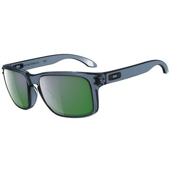Oakley Holbrook, Crystal Black/Emerald Iridium