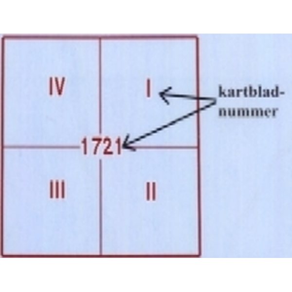 Norja 2235 IV, Ifjordfjellet, 1:50 000, topografinen kartta