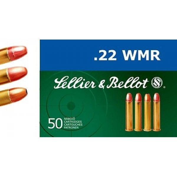 Sellier & Bellot .22 WMR LRN 2,92 g 50 kpl