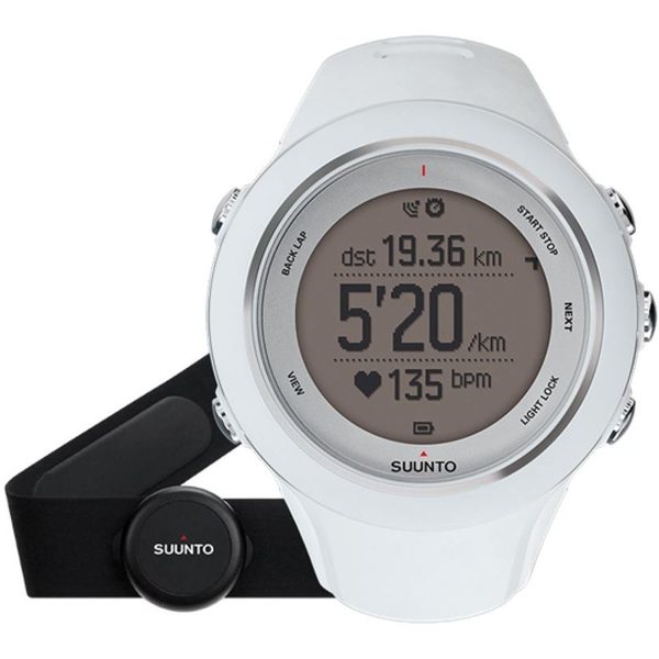 Suunto Ambit3 Sport White HR (mukana sykevyö)