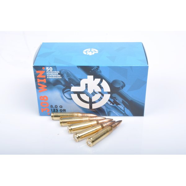 SK .308Win FMJ 8g Harjoituspatruuna 50kpl