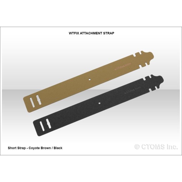 CTOMS Whiskey Two Four (WTFix) Attachment Systems Straps, Short