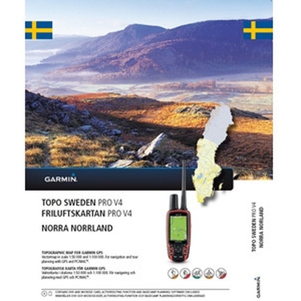 Garmin TOPO Sweden v4 PRO Norra Norrland