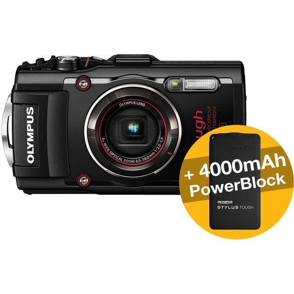 Olympus Tough TG-4 + 4000mAh PowerBlock