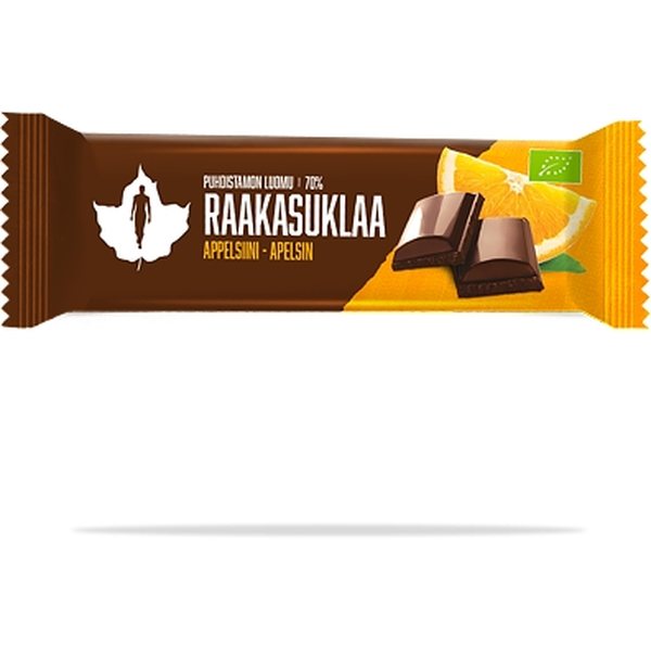 Puhdistamo Raakasuklaa - Appelsiini 36g