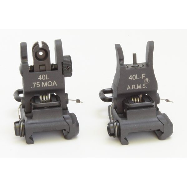ARMS Low Profile Flip Up Rear Sight & Folding Front Sight