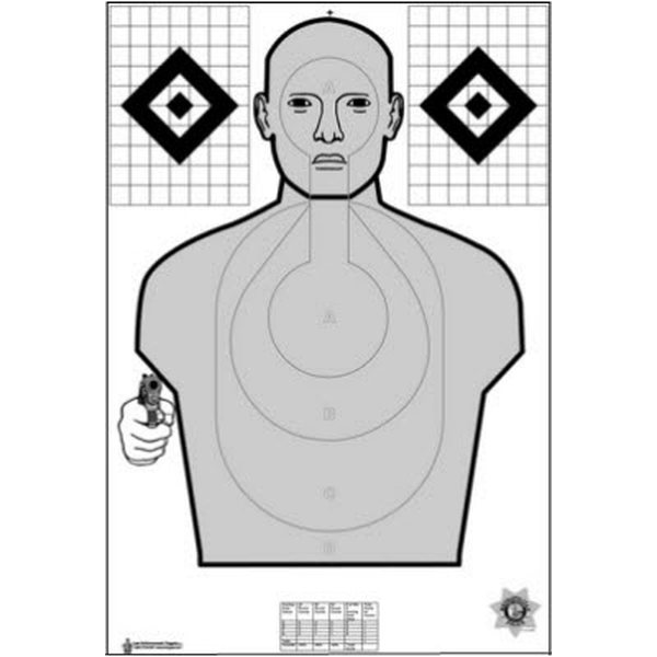 Law Enforcement Targets US Army High Percentage Shot Target