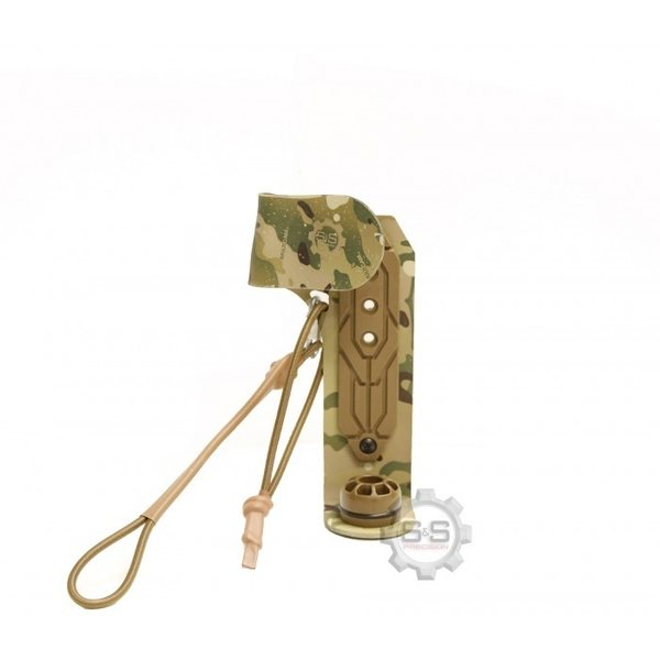 S&S Precision Grenade Launcher Holster, Right Handed, HK GLM/320 Retention, GRT - Webbing