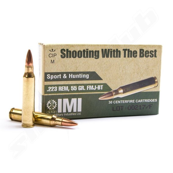 IMI .223Rem. FMJ BT 55grs. 30kpl