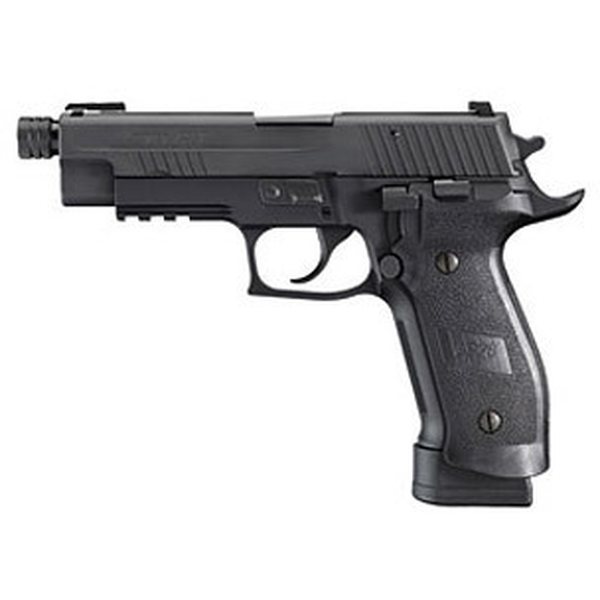 Sig Sauer P226 Tacops, 9MM, 4.9" Threaded Barrel, Black Finish, Night Sights