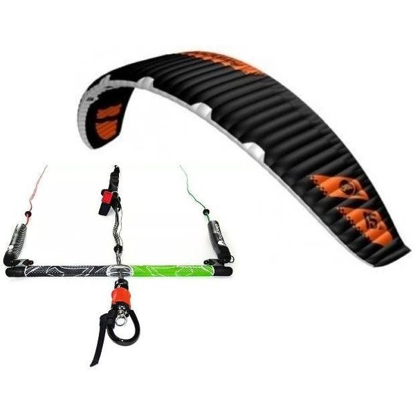 Flysurfer Sonic-FR 15 -"ready to fly" w/ Infinity 3.0 Airstyle Control Bar