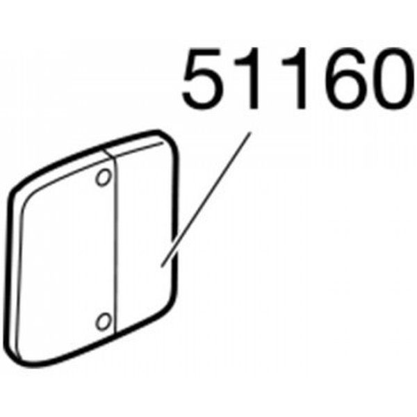 Thule PP-telineen takavalon lasi V/O (TH 51160)