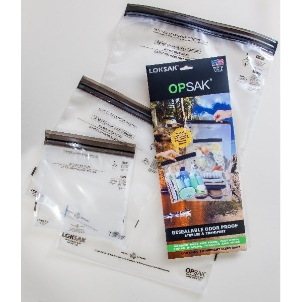 Opsak Aromitiivis pussi elintarvikkeille Multi Pack - 3 kpl