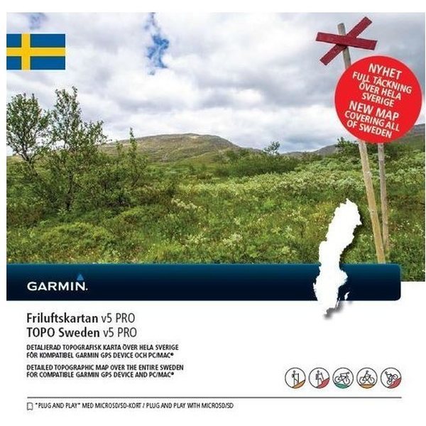 Garmin TOPO Sweden v5 Pro | Elektroniset kartat | Viranomainen.fi