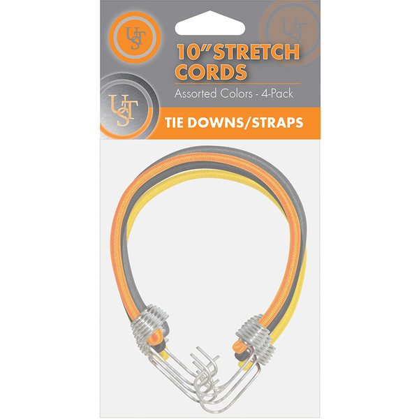 UST Stretch Cords 10in 4-Pk