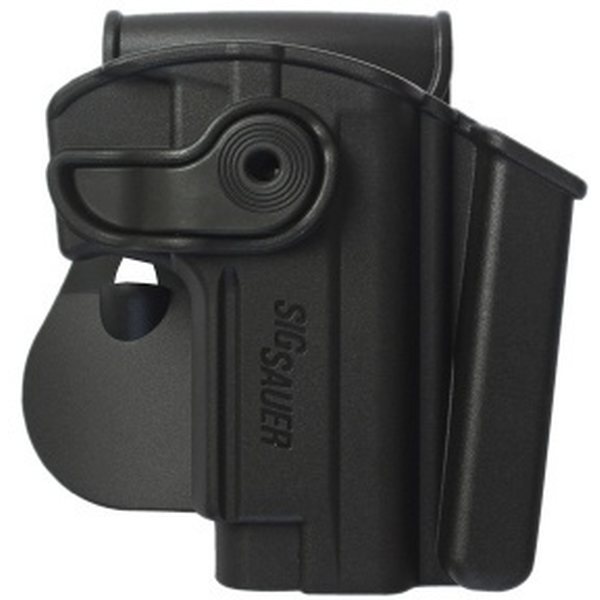 IMI Defense Polymer Retention Paddle Holster Level 2 W/Integrated Magazine Pouch for Sig Sauer Mosquito