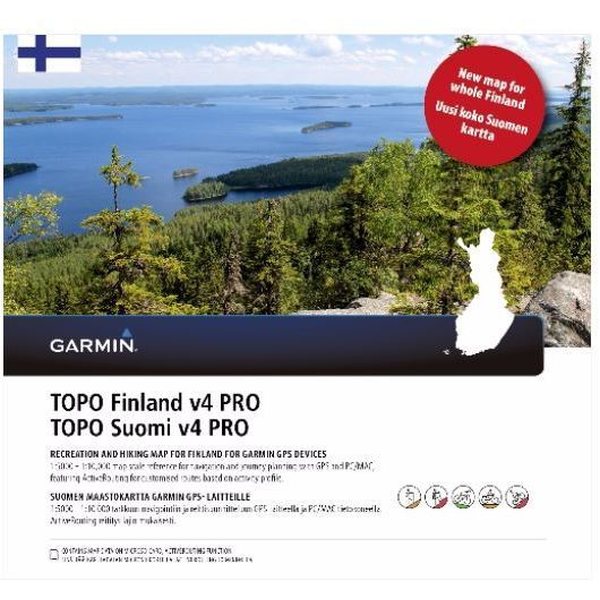 Garmin TOPO Finland v4 PRO, micro-SD