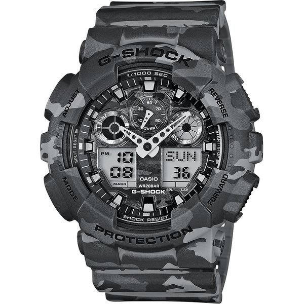 Casio G-Shock GA-100 Grey Camo