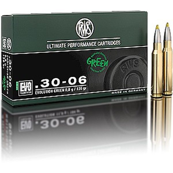 RWS .30-06 EVO Green 8.8g / 136gr. 20 pcs