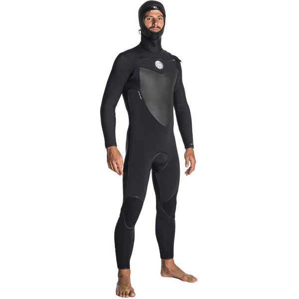 Rip Curl Flashbomb 6/4 Chest Zip Steamer Hood