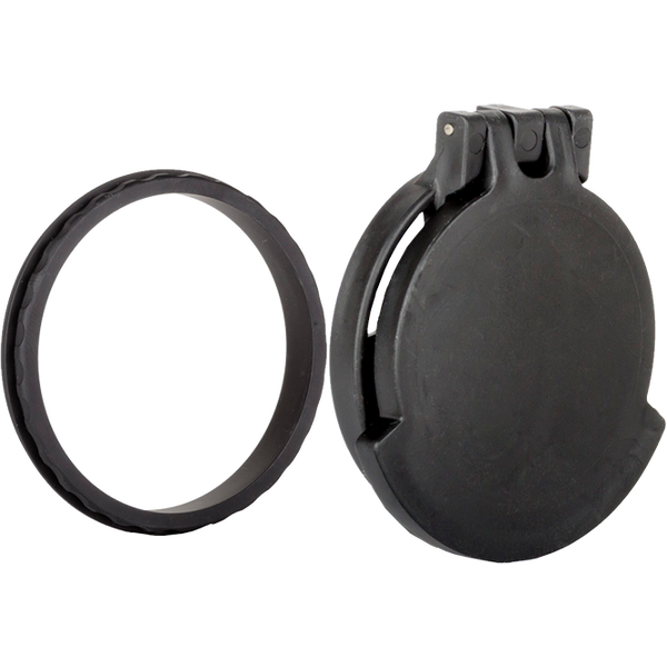 Tenebraex Schmidt & Bender 10x42 PM Objective Black Flip Cover with Adapter Ring AR or ARD NOT Required 42SBCF-FCR