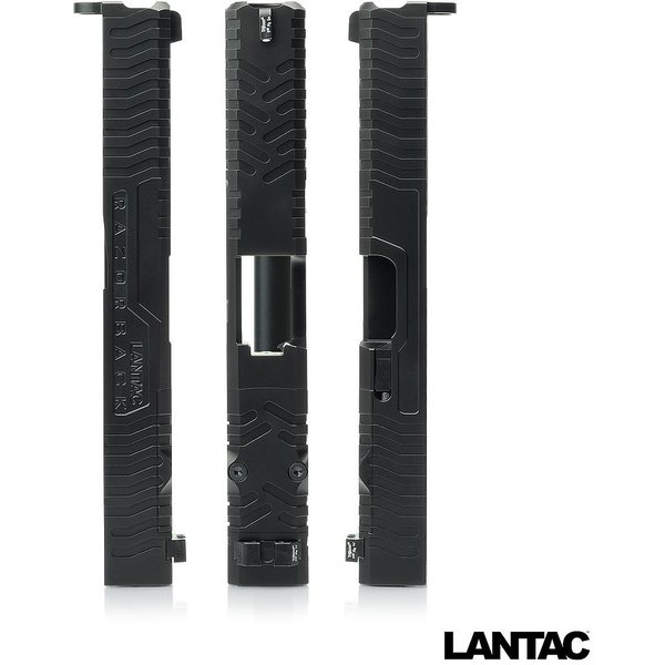 Lantac Razorback™ Glock 17 Solid Upgrade Slide Assembly, Gen 4