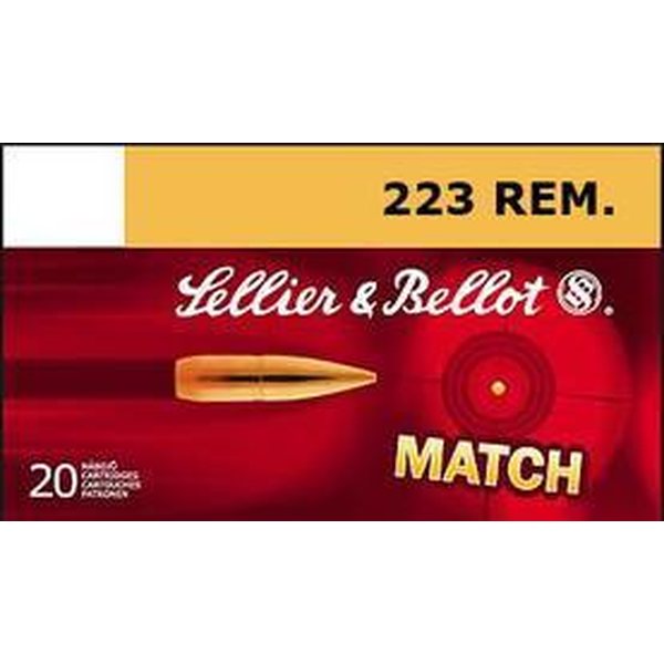 Sellier & Bellot .223Rem Sierra Match HPBT 52gr / 3,36g 20kpl/rss