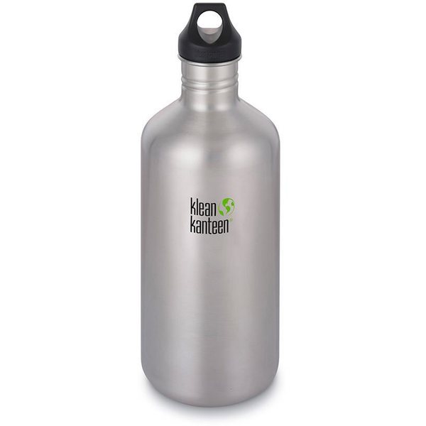 Klean Kanteen Trinkflasche Classic einwandig 64 oz (1900 ml) mit Loop Cap