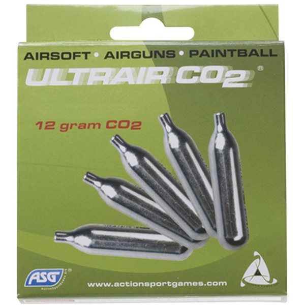 ASG Ultrair 12g CO2-kapseli, 5kpl