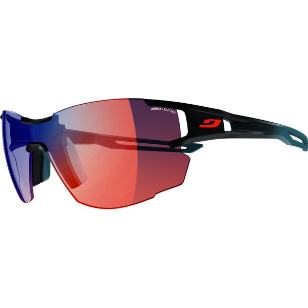 Julbo Aerolite Dark Blue / Blye Cyan, Zebra Light Red lense