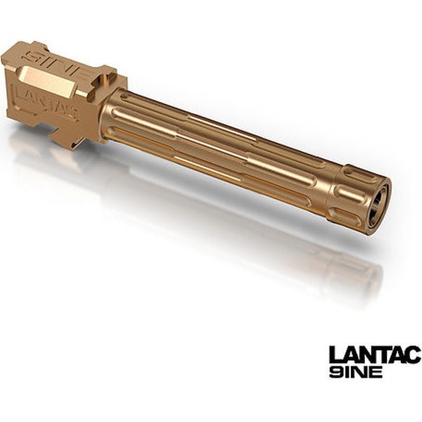 Lantac 9INE G19 Threaded Upgrade Barrel BRONZE