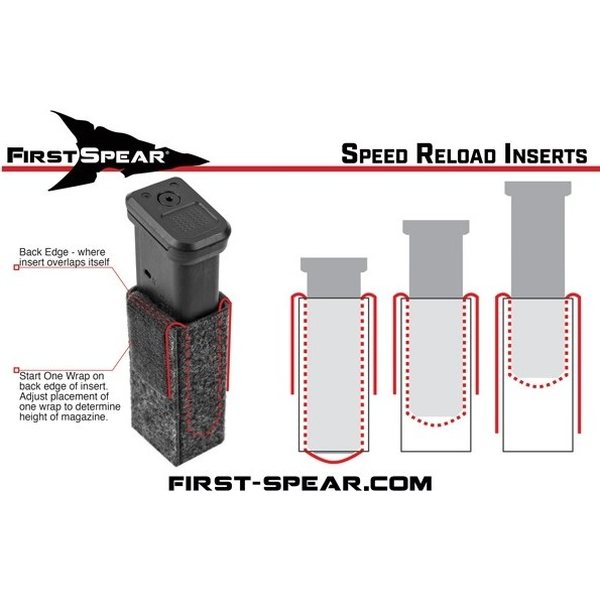 First Spear Speed Reload Insert Kit, Quantity of 1, MP7, Black