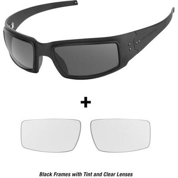 Ops-Core Mk1 Performance Protective Eyewear - Black w/ Tinted and Clear Lenses