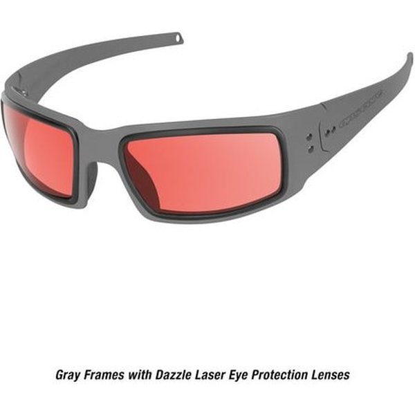 Ops-Core Mk1 Performance Protective Eyewear - Cerakote Gray w/ Dazzle Laser Protection Lenses only