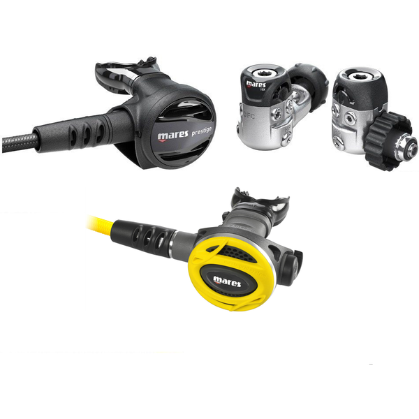 Mares Prestige 15X Din + Octopus Prestige set + Mares Mission -consol