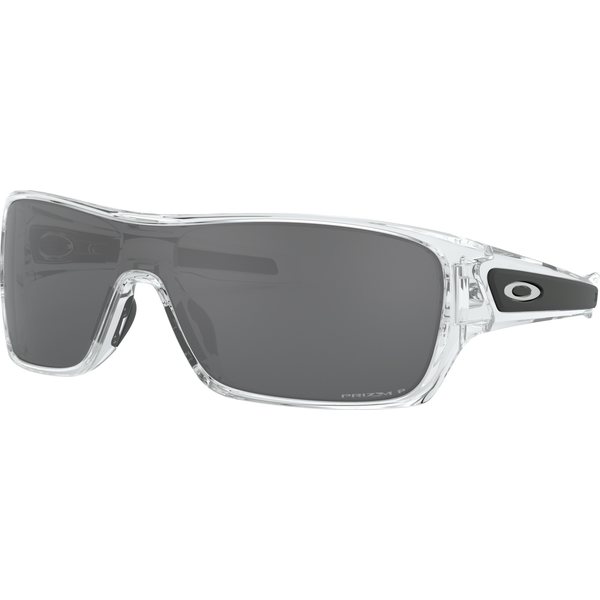 Oakley Turbine Rotor, Polished Clear w/ Prizm Black Polarized Lens