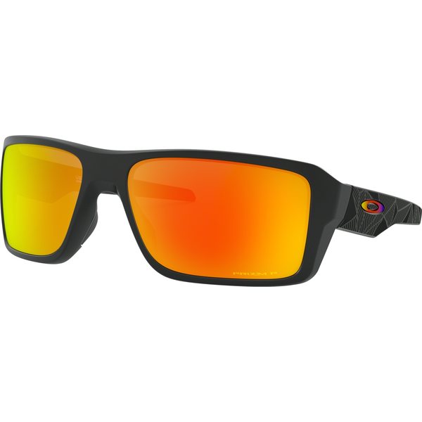 Oakley Double Edge Prizmatic Collection, Matte Black w/ Prizm Ruby Polarized