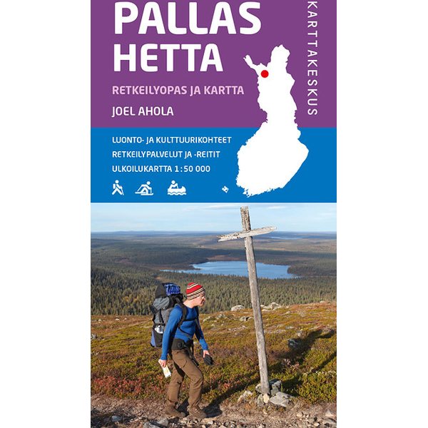 Pallas Hetta Retkeilyopas ja kartta